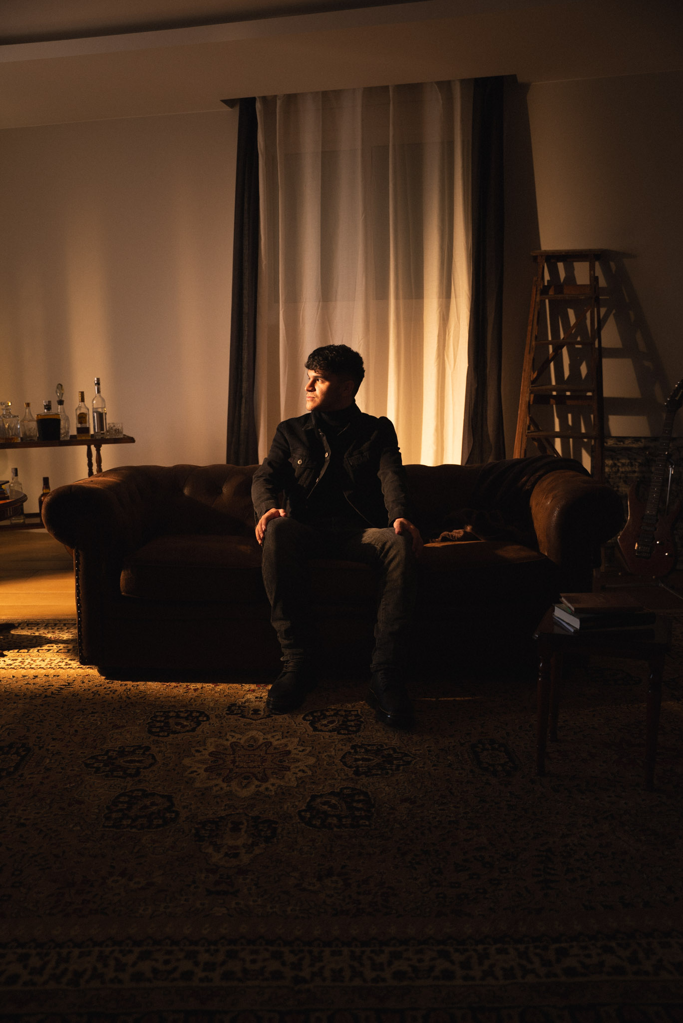 Manuel Ayra en estudio